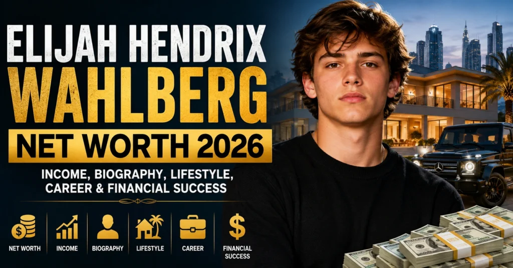 Elijah Hendrix Wahlberg Net Worth