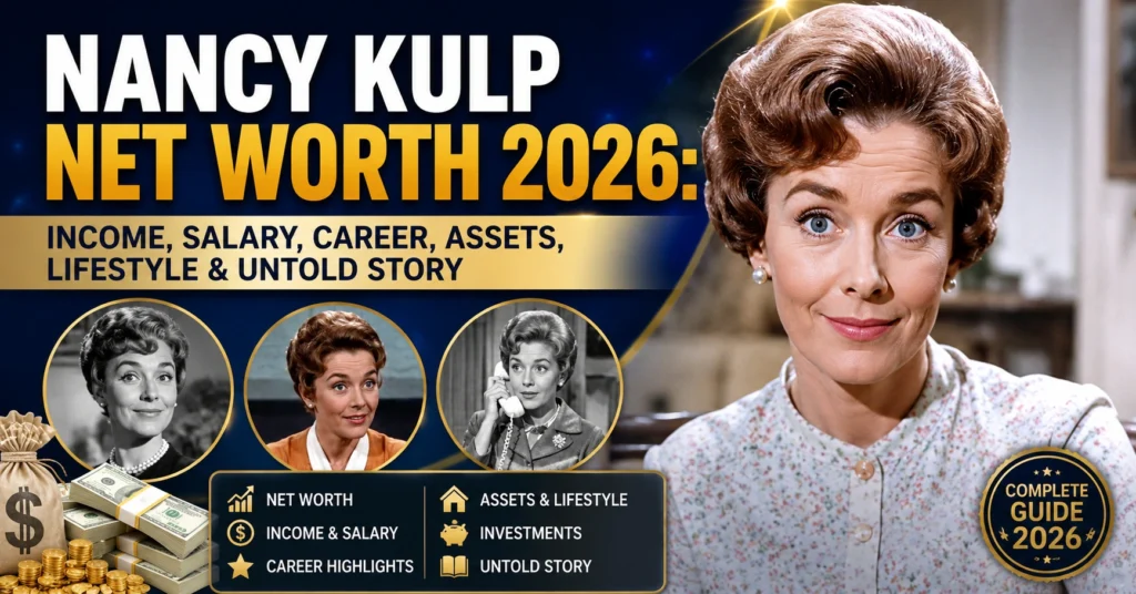 Nancy Kulp Net Worth 2026: Income, Salary, Career, Assets, Lifestyle & Untold Story Nancy Kulp Net Worth